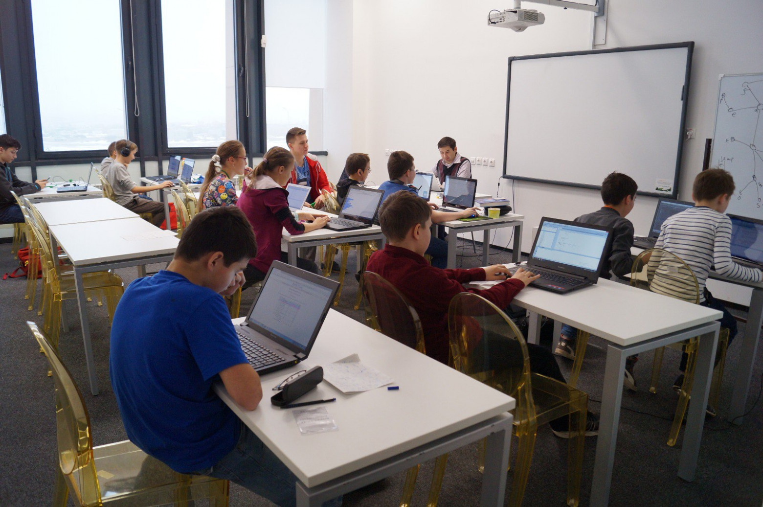Два года группа занималась по нашей программе Computer Science Два года группа занималась по нашей программе Computer Science